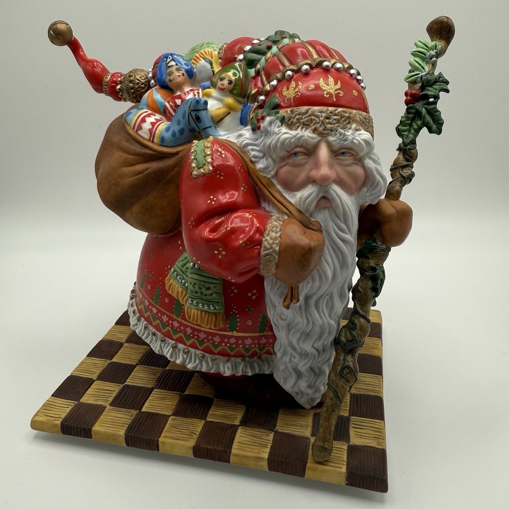 Vintage James C. Christensen Olde World Santa Figurine Workshop Ltd. Edition